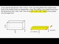 Volume Word Problem - Packing Cubes Into A Rectangular Prism