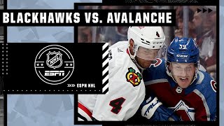 Chicago Blackhawks at Colorado Avalanche | Full Game Highlights