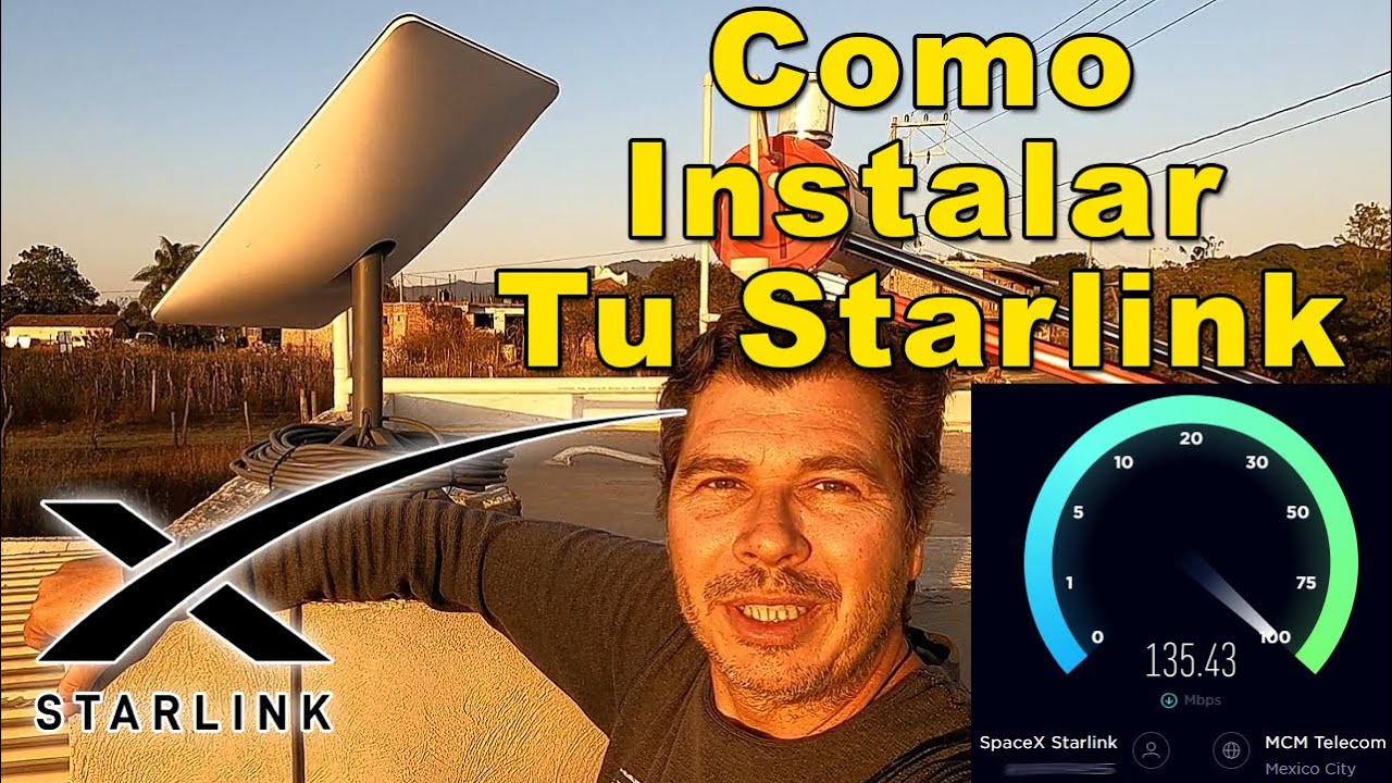 Instalando Starlink, Internet Satelital De Alta Velocidad. - Como ...