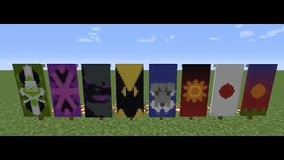 8 Awesome Banners you have To Make/ Minecraft Tutorial