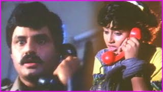 Balakrishna Saves Vijayashanti - Rowdy Inspector Movie Fight Scene | Rose Telugu Movies