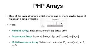 Array concepts in PHP [part 22]