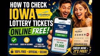 How to check Iowa lottery tickets online free