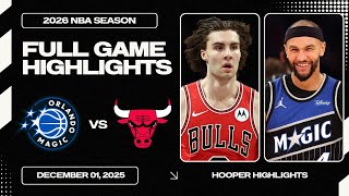 Chicago Bulls vs Orlando Magic Full Game Highlights | Dec 1 | 2026 NBA Season