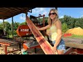 Sawing Cedar In the SUMMER HEAT! (DUSTY MESS!)