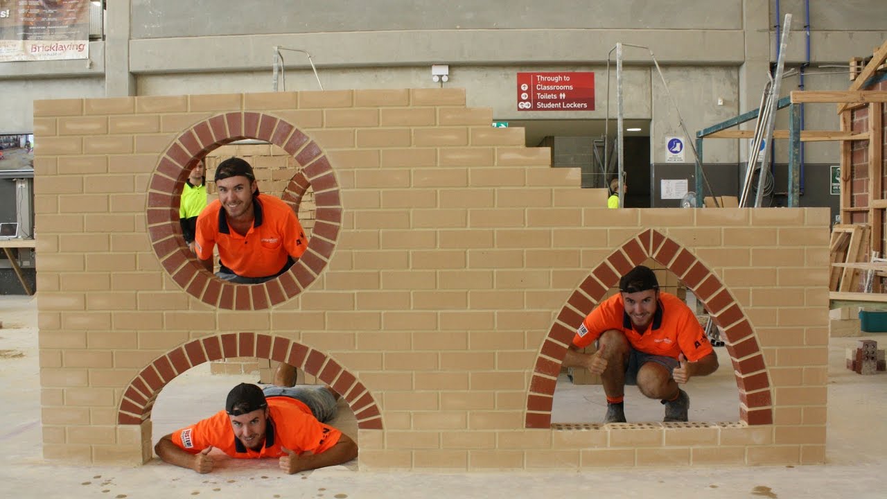Bricklaying Timelapse Arches Youtube