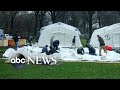 Surreal snapshots of field hospitals being built in NYC’s Central Park