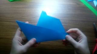 HOW TO MAKE A VERY EASY ORİGAMİ SAİLBOAT - (ORİGAMİ TEKNE)
