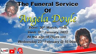 The Funeral Service of Angela Doyle