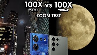 ZTE Nubia Z50 Ultra vs Samsung Galaxy S23 Ultra | 100X Zoom Test | 100X vs 100X
