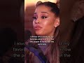 Ariana Grande Tells About Her Grammy's Experience