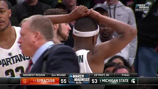 Syracuse takes down Michigan State to advance to the Sweet 16