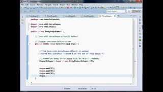 Java util ArrayDeque offerE Method