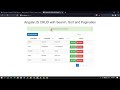 Creating an AngularJS CRUD App with Search, Sort, and Pagination with PHP MySQLi Tutorial Demo