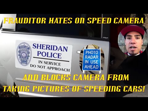 Frauditor Hates On Speed Camera Issuing Tickets & Blocks The Camera ...