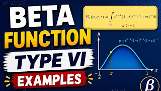 Beta Function Type VI Examples | Engineering Mathematics | Solved Problems
