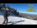 Killington, VT Top to Bottom Via Great Northern, FIS, East Fall