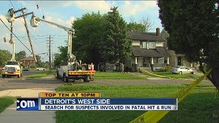 Woman killed after hit and run on Detroit's west side