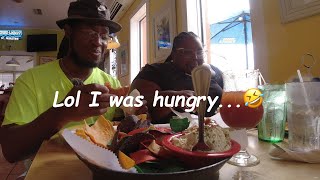 Eating At Mango Mango Caribbean Bar & Grill In St Augustine Florida…