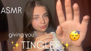 ASMR giving you tingles |trigger assortment| Hand movements, mic brushing, and more 💤