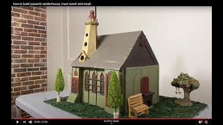 how to build a POPSICLE STICK HOUSE time lapse!!