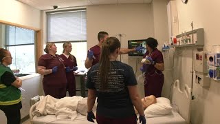 Future nurses put to the test in SUNY mass casualty drill