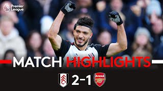 HIGHLIGHTS | Fulham 2-1 Arsenal | New Year's Eve Delight! 🎆