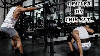 I FAILED in SQUATS today |SHREDDED IN 8 WEEKS- EP 2|