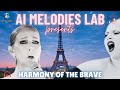 Brave Hearts in Paris | 2024 #Olympics Anthem Tribute to #CelineDion & #LadyGaga @AI.MelodiesLab