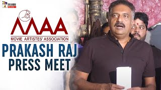 Prakash Raj Press Meet | MAA Elections 2021 | Naresh | Jeevitha Rajasekhar | Mango Telugu Cinema