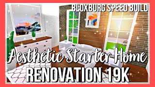 Roblox Bloxburg Aesthetic Starter Home Renovation 19k