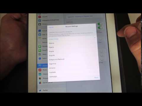 ALL IPADS- CHANGE ITUNES & APP STORE COUNTRY OR REGION ALL IPADS- CHANGE ITUNES & APP STORE COUNTRY OR REGION