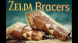 Zelda Arm Bracers | Leather Crafting ASMR