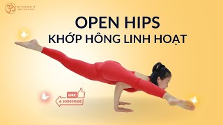 Yoga Trung Cấp Hương Mun - Bài 14 | Mở Hông Háng - Open Hips | Học Viện Quốc Tế Yoga Luna Thái