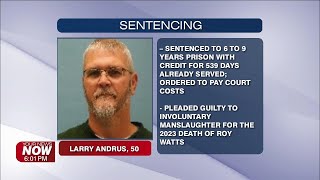 Van Wert Man sentenced to six years in prison for 2023 death