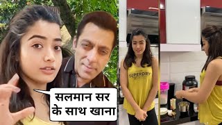 Rashmika Mandhana Live Cooking with Salman Khan at Farmhouse and Announced New Movie, video Viral