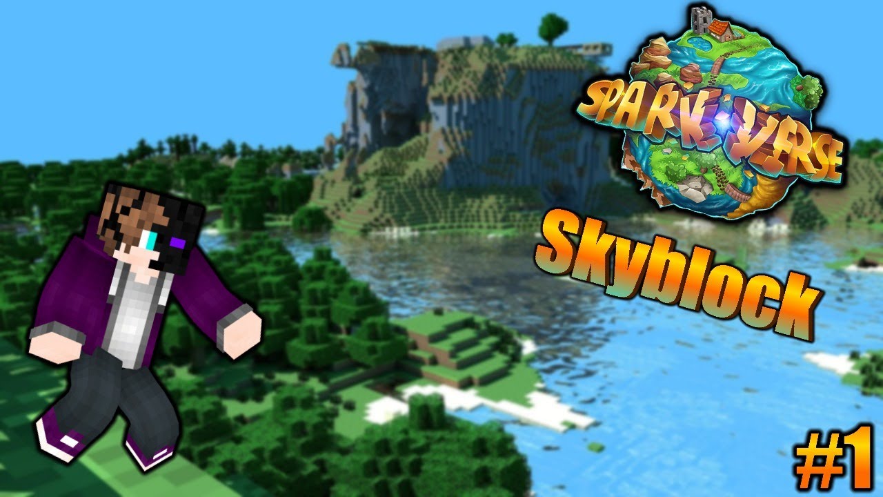 Sparkverse Skyblock Livestream 1 Getting Started Youtube