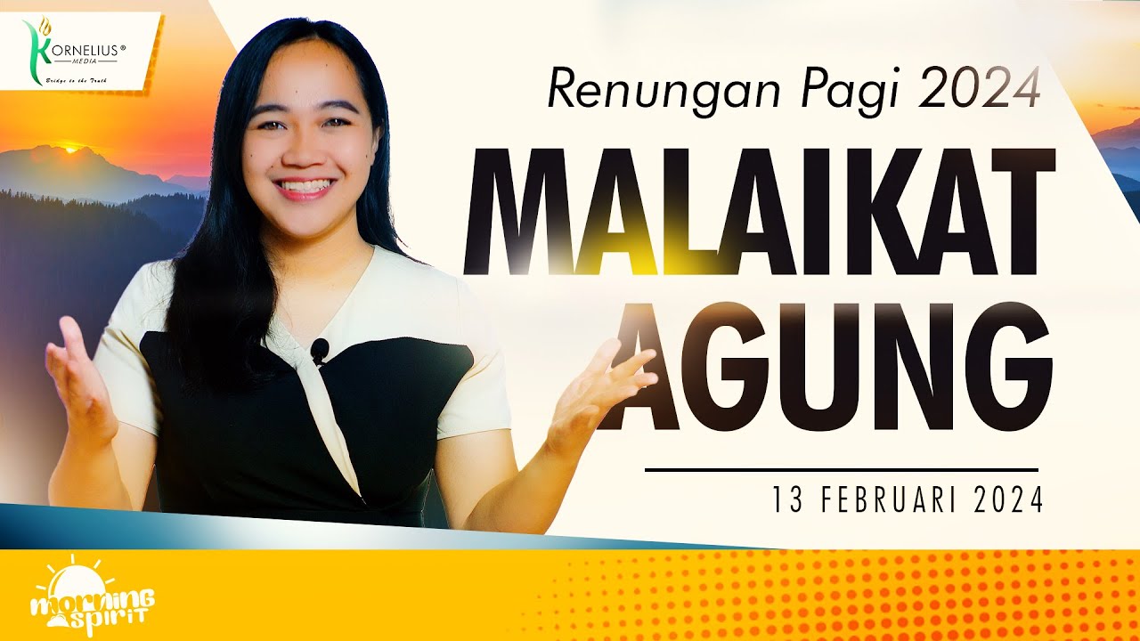 Renungan Pagi Hari Ini Malaikat Agung Youtube