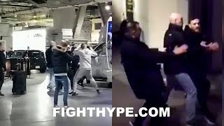 (MADNESS!!) CONOR MCGREGOR FLIPS OUT AND ATTACKS KHABIB NURMAGOMEDOV; SHATTERS BUS WINDOW