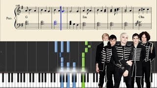 My Chemical Romance - The End. - Piano Tutorial + Sheets
