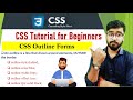 CSS Outline Property | CSS Tutorial for Beginners in [Hindi] | HTML & CSS