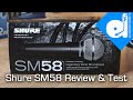 Shure SM58 Microphone Review & Test - TDMAS