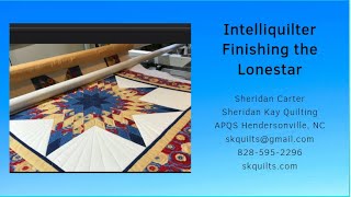 Intelliquilter Finishing the Lonestar