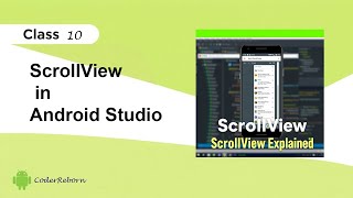 ScrollView in Android Studio | Android UI Design for Beginners | Class 10