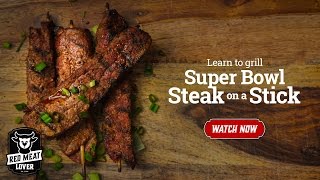 Grilled Steak Kebabs - SIMPLE Grilled Shish Kebab Steak Skewers!