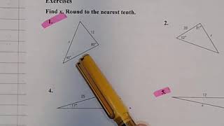 8 6 Study Guide Lesson #4 Geometry