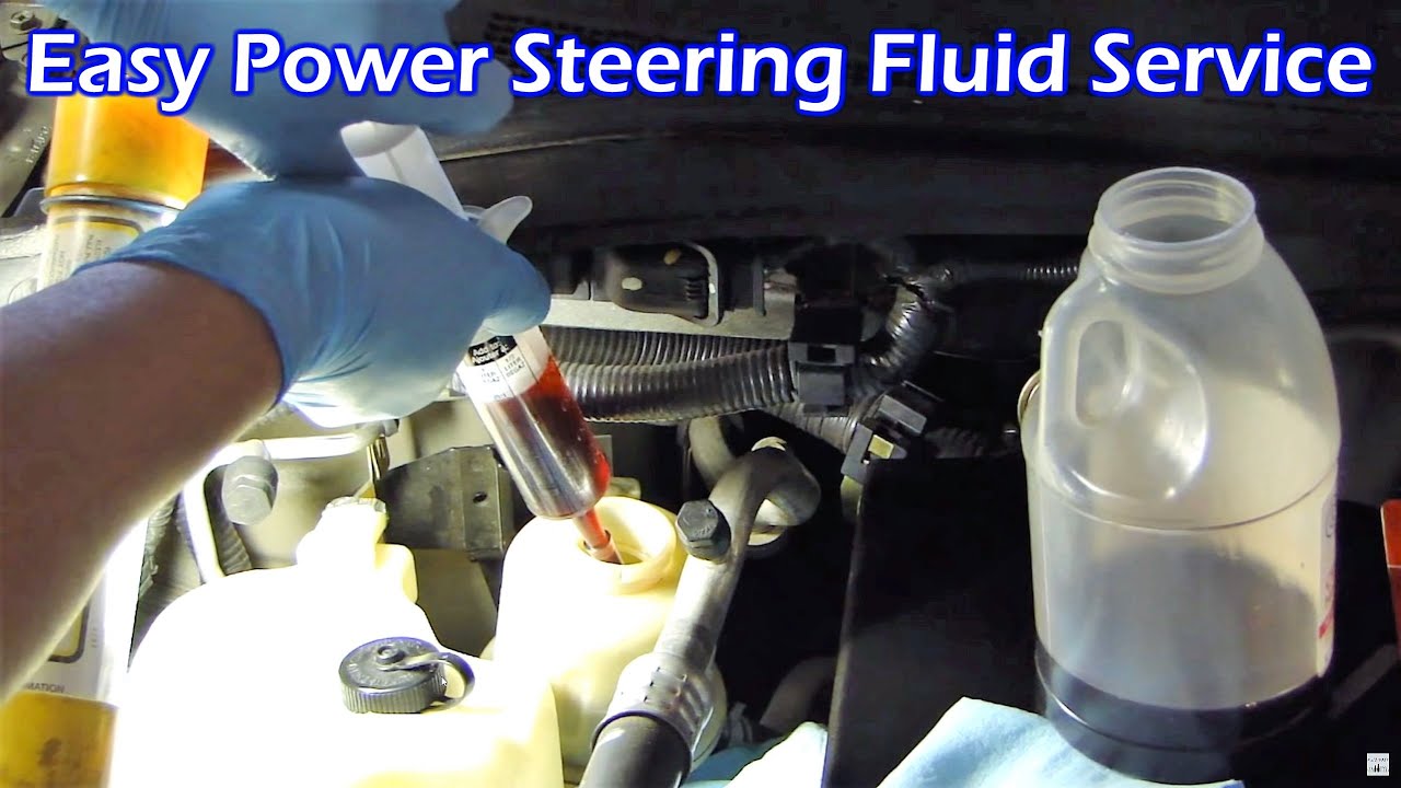 Easy Power Steering Fluid Service - Nissan Quest - YouTube