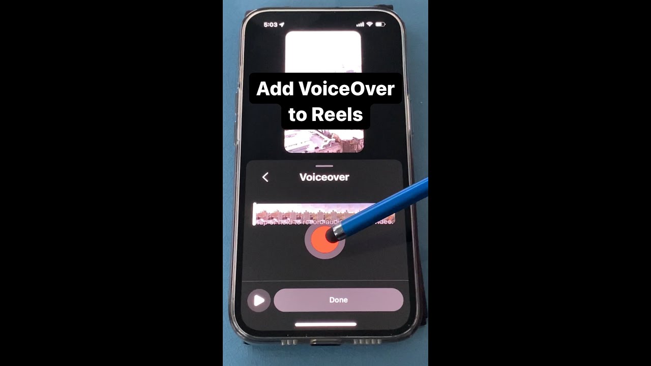 Add Voiceover To Instagram Reels Youtube