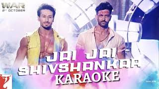 Jai Jai Shivshankar Song - Karaoke with Lyrics | War | Vishal & Shekhar, Benny | 2019