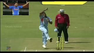 zaheer khan bowling action in slow motion . #zaheerkhan #cricket